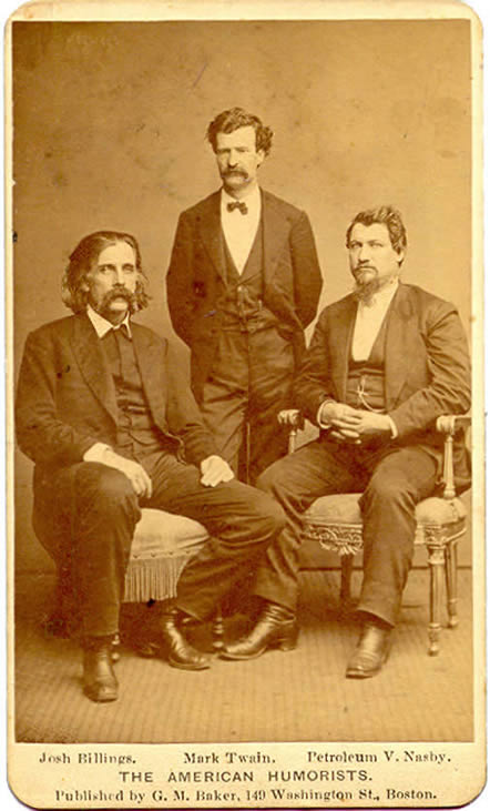 Billings, Twain, Nasby