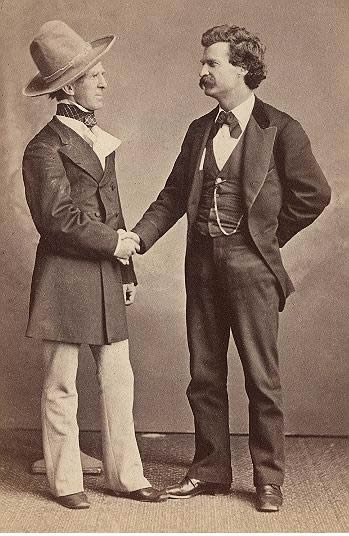 John Raymond and Twain