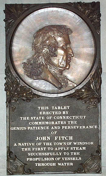 John Fitch plaque
