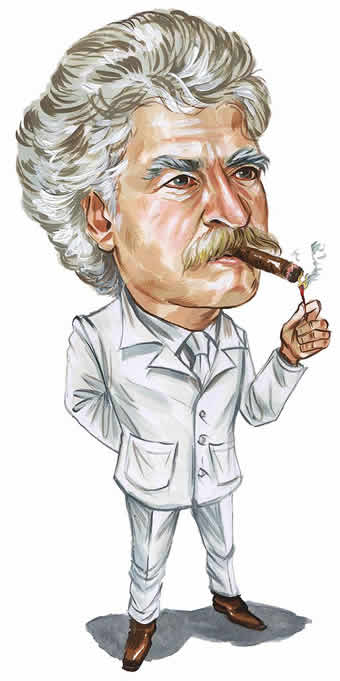 Twain caricature