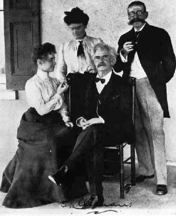 Twain and Helen Keller