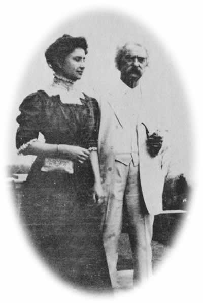 Twain and Helen Keller