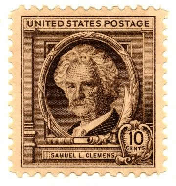 Mark Twain stamp